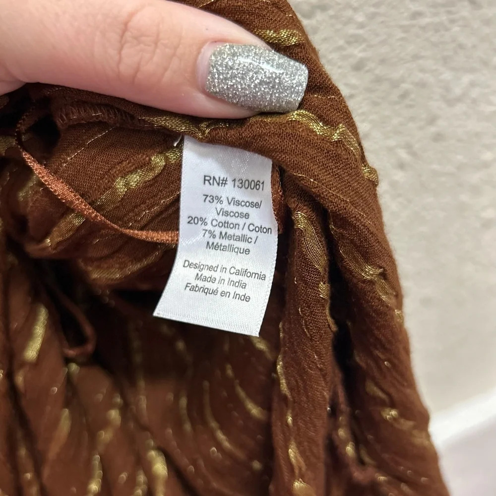 L*Space Rafael Cover-Up In Coffee NWOT XS - Picture 9 of 9